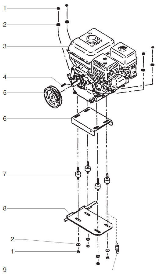 PowrLiner 6900 Gas Convertokit Parts (P/N 506-146)
